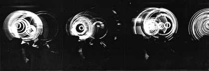 Aldo Tambellini, Black, Electromedia Performace at Black Gate, 1967. Photo by Richard Raderman LIMITED