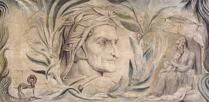 William Blake portrait of Dante Alighieri, Tate online learning resource
