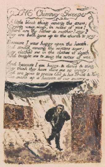 William Blake Songs of Experience The Chimney Sweeper 1794, Tate learning resource