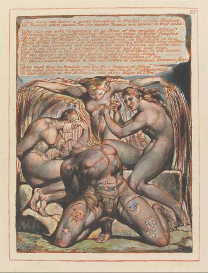 William Blake 'Jerusalem' Plate 25, 1804 to 1820, Tate learning resource