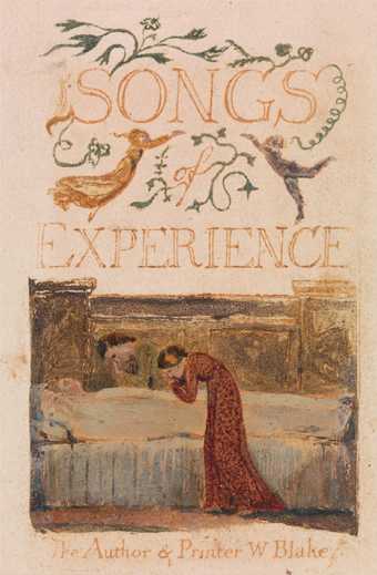 William Blake Songs of Experience Title page 1794, Tate Blake learning resource