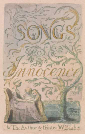 William Blake Songs of Innocence Title Page, Blake learning resource, Tate