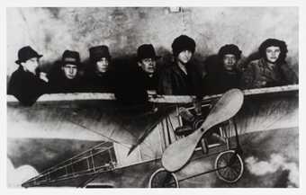 Bloomsbury Group artists and friends in a fake plane, Tate Archive