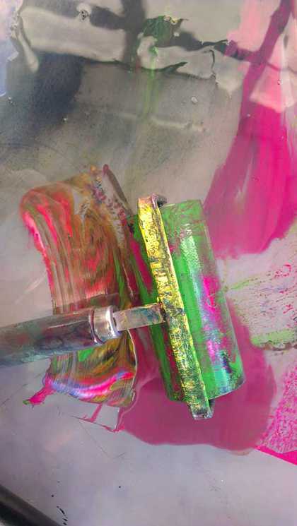 Blueprint festival screenprint workshop with Fran Disley