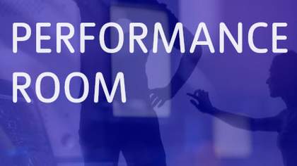 BMW performance room banner