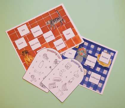 Make a Bonnard Breakfast memory game