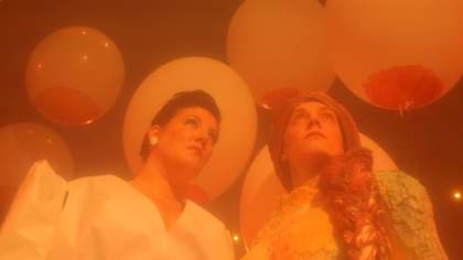 Pauline Curnier Jardin Bloodbath Parade 2014, film still. Courtesy the artist