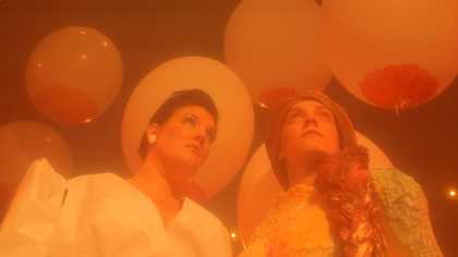 ​Pauline Curnier Jardin Bloodbath Parade 2014, film still. Courtesy the artist
