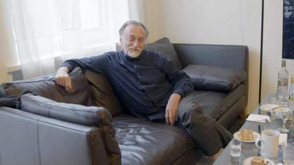 Boris Mikhailov in his studio
