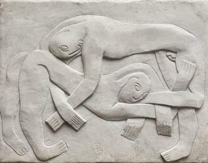 Henri Gaudier-Brzeska The Wrestlers 1914