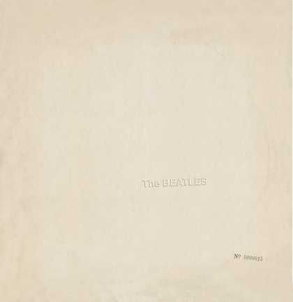 Richard Hamilton's design for the cover of The Beatles 1968