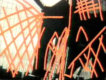 Joan Jonas Brooklyn Bridge 1988, video still. Courtesy the artist and Electronic Arts Intermix (EAI), New York