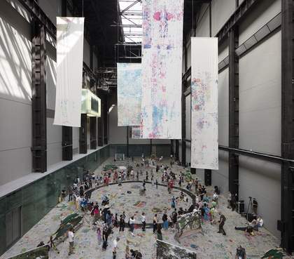 The Turbine Hall during Mega Please Draw Freely