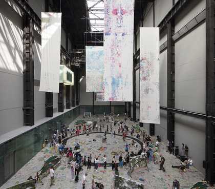 The Turbine Hall during Mega Please Draw Freely