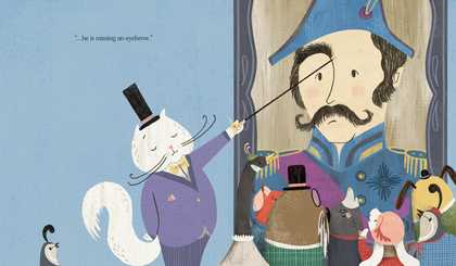 ​Page from Inspector Brunswick: The Case of the Missing Eyebrow