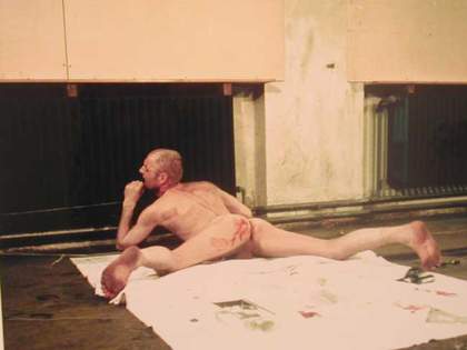 Günter Brus Endurance Test 1970