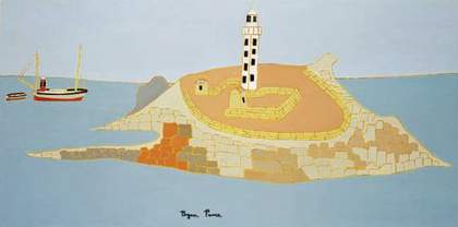 Bryan Pearce Godrevy Lighthouse 1970 