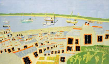 Bryan Pearce St Ives from the Tate Gallery Restaurant 1999