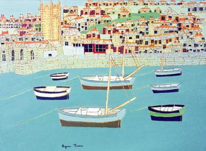 Bryan Pearce St Ives Harbour 1968