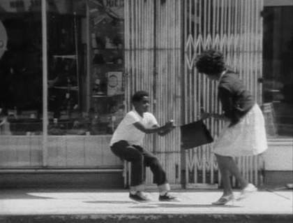 Film still from Hailie Germina's Bush Mama