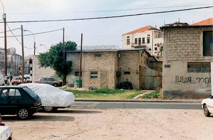 Jean-Marc Bustamante S.i.M (Something is Missing) 1997 (parked cars, graffiti on building)