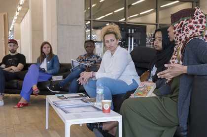 Thicker Black Lines reading group at Tate Exchange