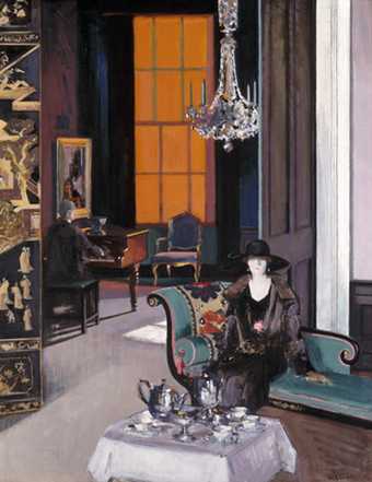 Francis Campbell Boileau Cadell Interior: The Orange Blind c.1927