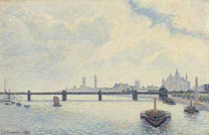 Camille Pissarro Charing Cross Bridge, London 1890 National Gallery of Art, Washington, Collection of Mr. and Mrs. Paul Mellon 1985.64.32