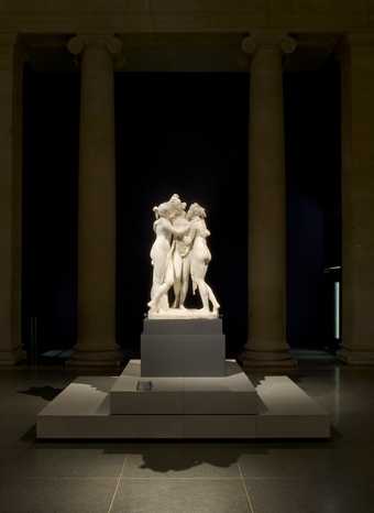 Canova The Three Graces installation shot The Return of the Gods exhibition Tate Britain