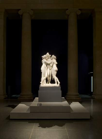Canova The Three Graces installation shot The Return of the Gods exhibition Tate Britain