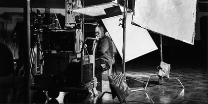 Photo of Tsai Ming-liang on the set of Your Face