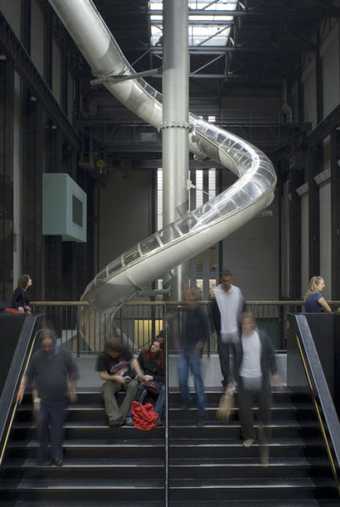 Image of Carsten Höller’s Test Site, part of the Unilever Series at Tate Modern. Carsten Höller, Test Site, © Tate Photography.