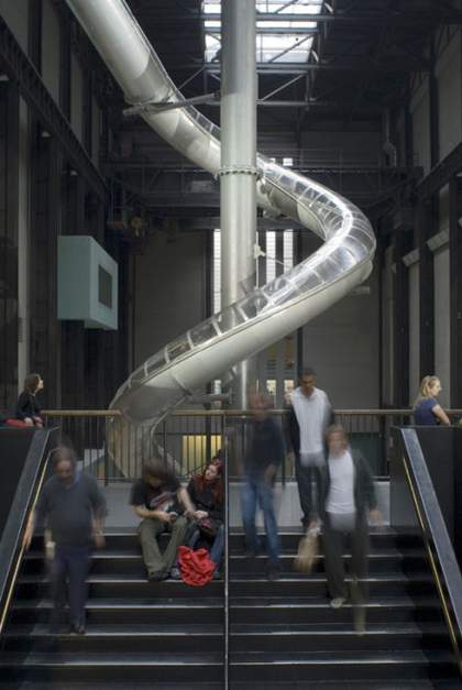 Image of Carsten Höller’s Test Site, part of the Unilever Series at Tate Modern. Carsten Höller, Test Site, © Tate Photography.