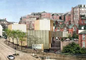 Caruso St John Artists impression of Nottingham Contemporary