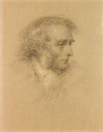Charles Martin Portrait of John Martin on his deathbed 1854