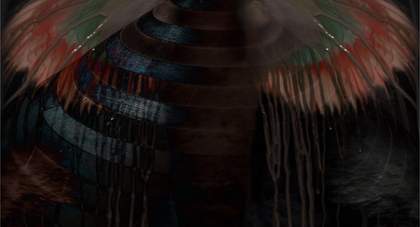 Still from Pat O'Neill's film Where the Chocolate Mountains