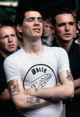 Chris Steele-Perkins, British Movement demonstration, London, from The Pleasure Principle, 1980–9