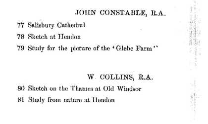 Christie's catalogue, William Hookham Carpenter sale, 16 February 1867