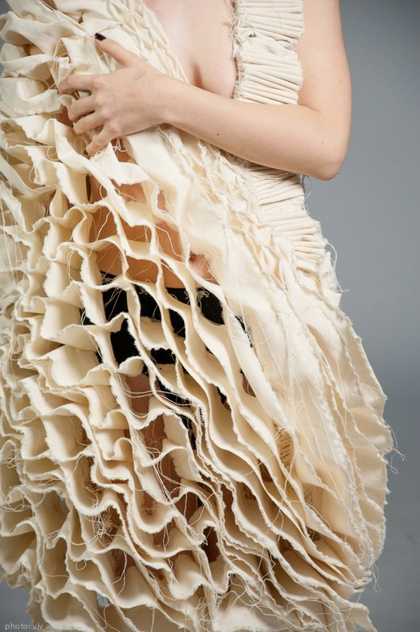 Constructed textile garments