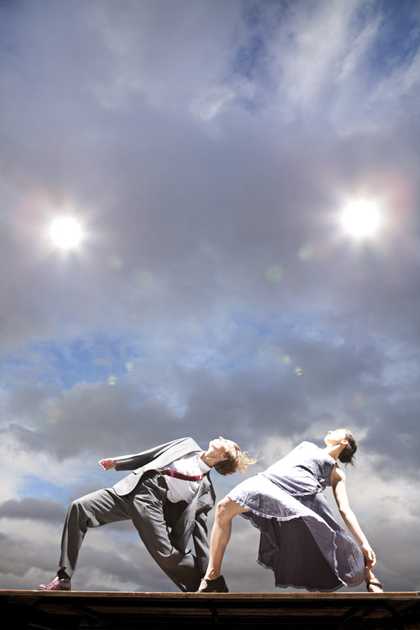 Clod Ensemble performing Zero, photo Shahidha Bari