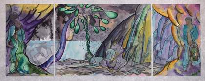 Chris Ofili The Caged Bird's Song