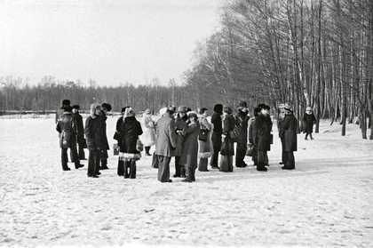 Collective Actions Group's performance The Appearance in the countryside outside Moscow