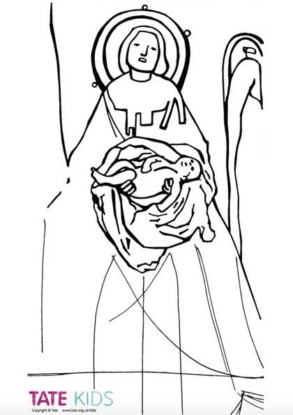 Colour in sheet of 'Tate Your Son, Sir'