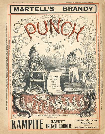 Front cover of Punch magazine 12 April 1912