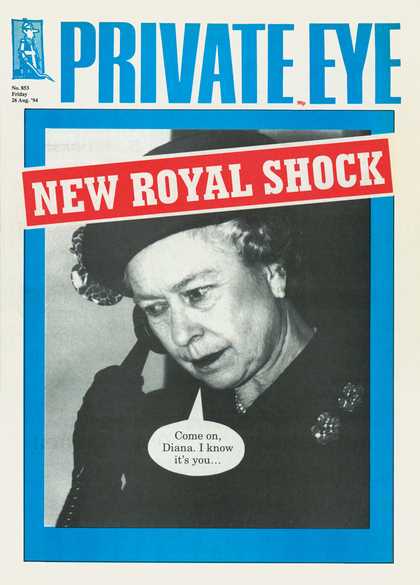 Front cover of Private Eye 26 August 1994