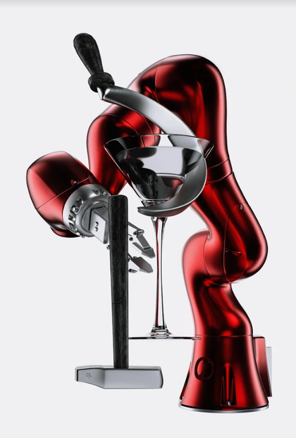 Assemblage of objects and robotic hand
