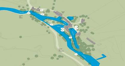 Map showing the locations Constable painted in his iconic paintings and studies