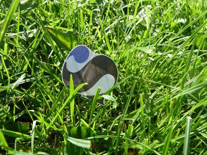 Letters in the grass © Tate