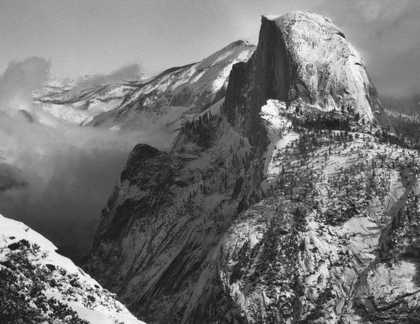 Ansel Adams Half Dome from Glacier Point in Winter c.1940