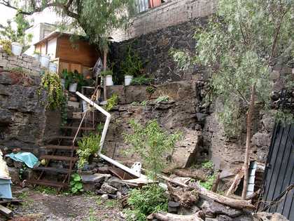 View of buildings in Abraham Cruzvillegas’s home town of Ajusco, Mexico, 2009